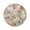 Abstract Pink Floral Pattern, variant on 15.4" Round Placemat Set of 1 Polyester Fabric Place Mats Non-Slip Dining Kitchen Table Mats for Kitchen Party Decor Abstract Pink Floral Pattern