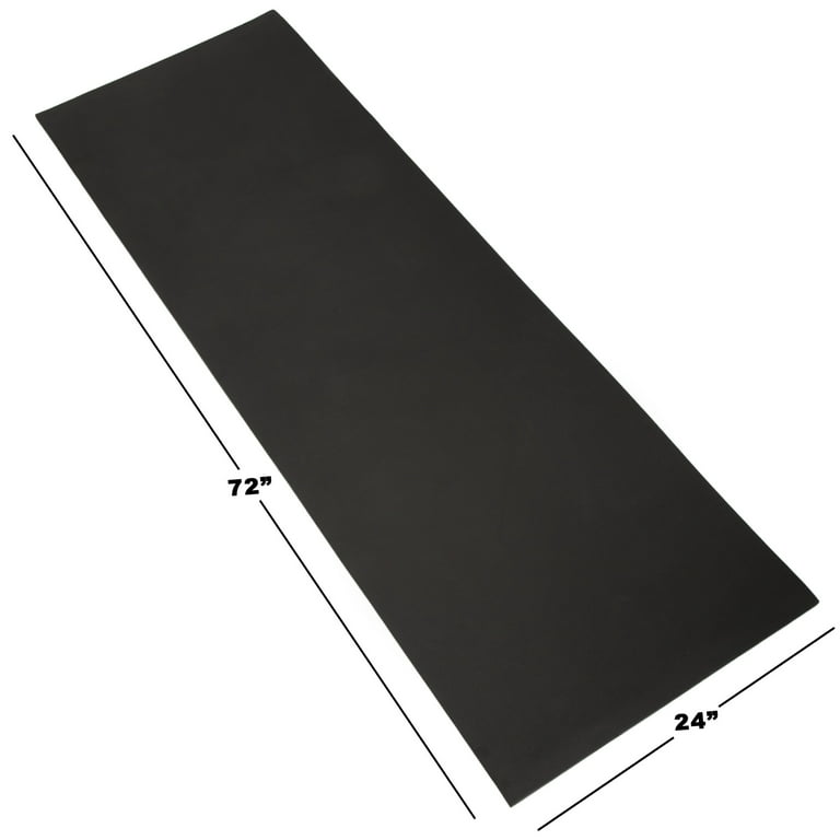 Mockins 36x39 Protective Roof Mat | Black PVC Foam Anti-Slip Grip Mat |  Universal Fit