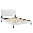 thumbnail image 2 of Modway Phillipa Performance Velvet King Platform Bed in White, 2 of 9
