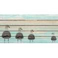 thumbnail image 2 of Allen, Kimberly 14x9 White Modern Wood Framed Museum Art Print Titled - Seagulls, 2 of 4