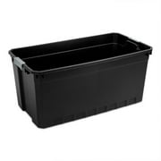 Sterilite 50 Gal Rugged Industrial Stackable Storage Tote with Lid, 6 Pack