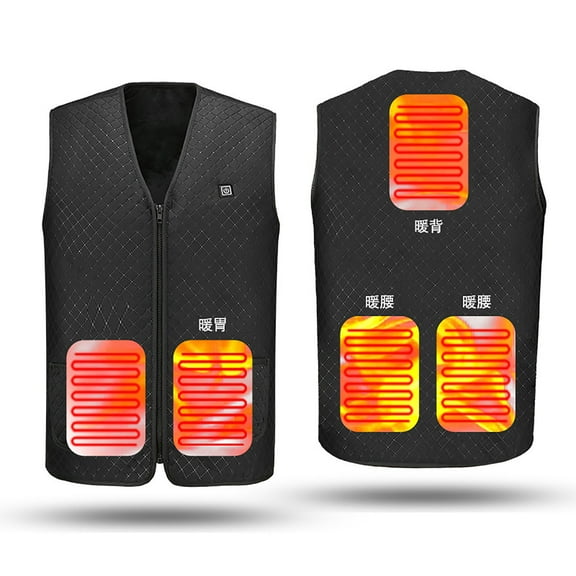 Tejiojio Clearance Men's And Women's Universal Smart Heating Vest Charging Constant Temperature Warm Outdoor Cold Proof Heating Vest