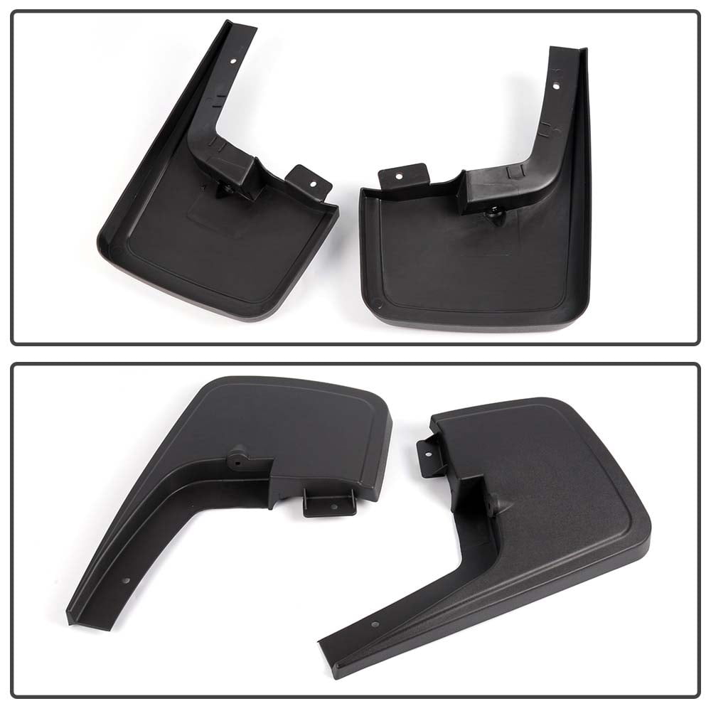 PIT66 Splash Mud Guard Mudguard Mud Flaps Fit for Ford F150 2015 2016 2017 2018 (for Trucks with Fender Flares) 4Pc Set Black