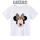 thumbnail image 2 of Ropa de verano para niños de 3 a 14 años, camiseta de algodón de Minnie Mouse para niños y niñas, camisetas de dibujos animados kawaii para niños, camisetas de verano, 2 of 5