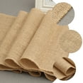 thumbnail image 4 of WASHWEPE Mantel De En Lino Para De Cocina Y Fiesta En Color Marrón Claro, 4 of 6