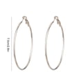 thumbnail image 3 of Pendientes de aro Sonducket Plata 7cm, 3 of 6