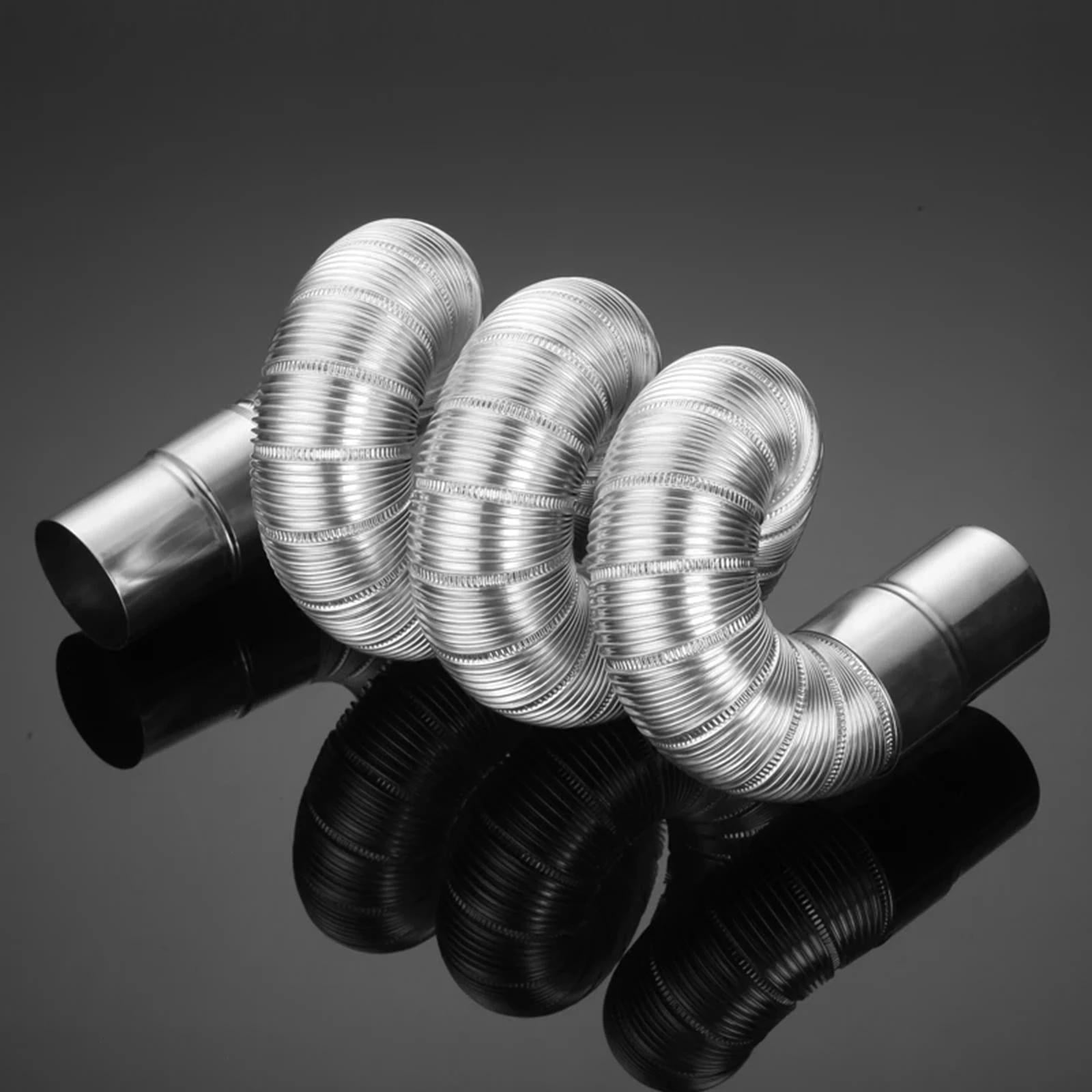 Pipe Chimney Parts Heater Exhaust Pipe Fire Place Flexible Flue