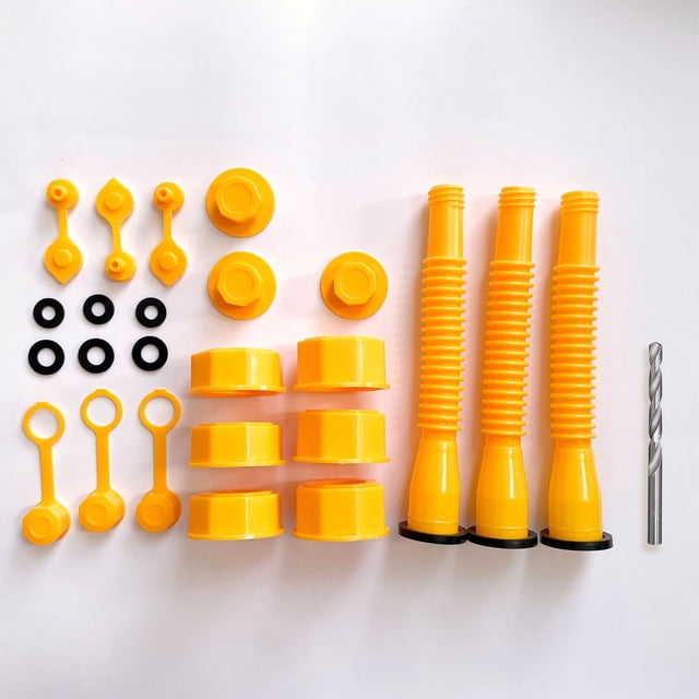Tubo roscado con tuerca hexagonal para tanque de combustible diésel y gasolina, tubo de aceite invertido, accesorios de barril de aceite de hierro de plástico, tubo de desviación