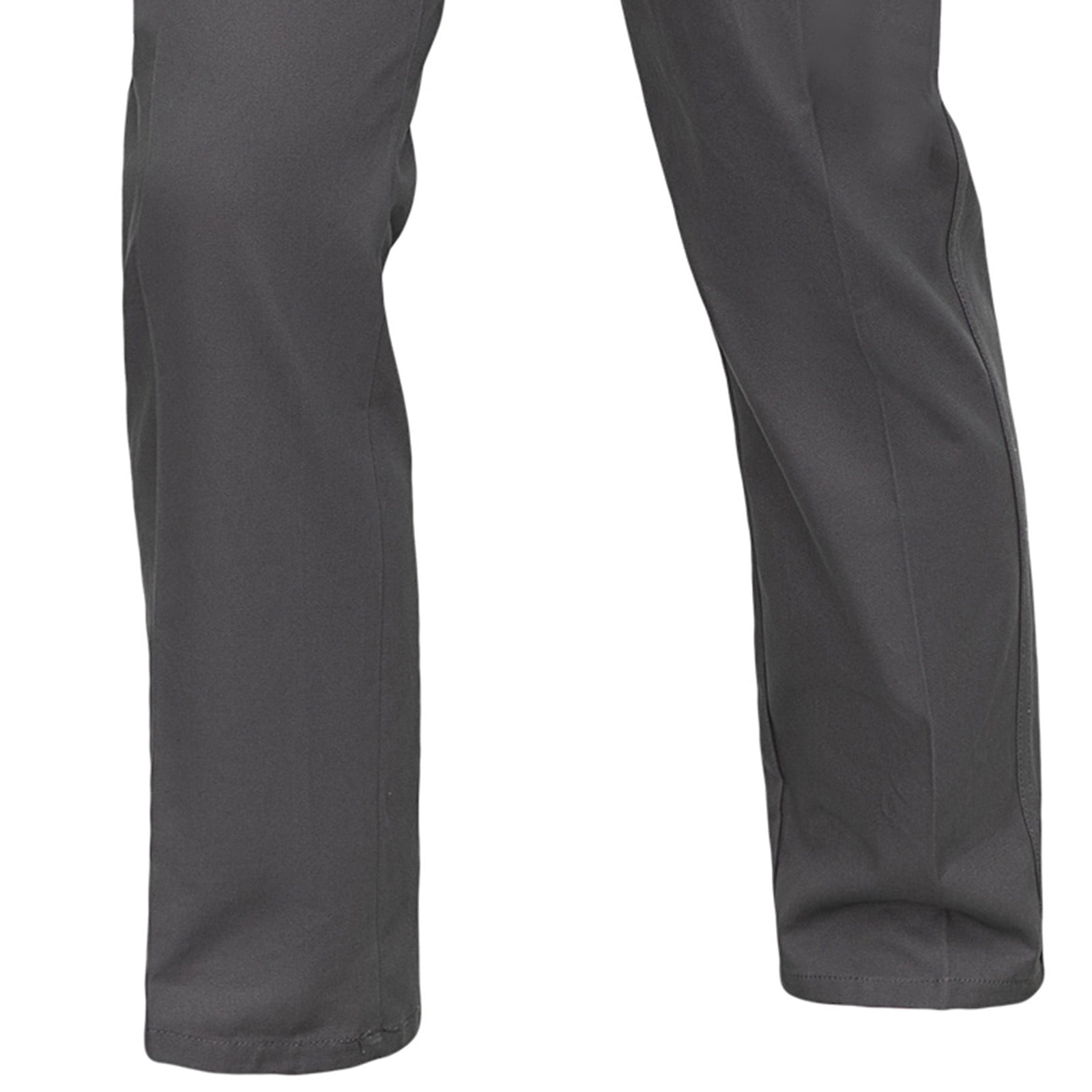kosheko Men's Outdoor Straight Leg Pants, Front Slant Pockets with Slim Fit, Lightweight Fabric for trail walking hiking Gray XXL