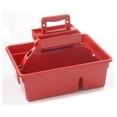 thumbnail image 4 of HeSLehs Stable Storage Box and Stool DuraTote Stool and Tote Box with Carrying Handle (Red) (Item No. DTSSRED), 4 of 4