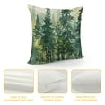 thumbnail image 4 of Leisuo Watercolor Dark Green Tree Pillow Covers , Nature Themed Christmas Throw Pillow Covers Rustic Forest Pillowcase Decor for Indoor Outdoor Home Sofa Bedroom Living Room, 4 of 5