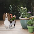 thumbnail image 3 of Xihbxyly Maceta con Forma de Perro, Bonita Maceta de Pvc, Diseño Desmontable, Ideal para Interior y Exterior, Fácil Drenaje, Decoración de Jardín, Maceta para Suculentas, Incluye 1 Maceta., 3 of 3