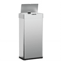 TLSUNNY 60 L Automatic Kitchen Trash Can, Motion Sensor Stainless Steel Bin with Quiet Close Lid