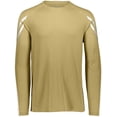 thumbnail image 4 of Holloway Sportswear XL Flux Shirt Long Sleeve Vegas Gold/White 222507, 4 of 5