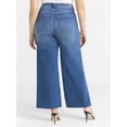 thumbnail image 3 of Sofia by Sofia Vergara Women's and Women's Plus Margot Wide Crop Super High Rise Jeans, Sizes 0-28W, 3 of 5