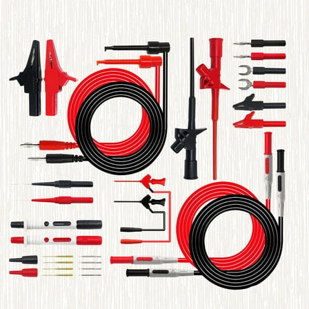 Masteelf  Cables Para Multimeter Wires Banana Plug Test Lead Probes