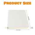 thumbnail image 2 of A5 Subliamtion white blank Journal Notebook 100 pages for School Supplies DIY Back to School Gifts 40 pack, 2 of 6