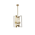 thumbnail image 4 of Hoffman 4 lights pendant in brass, 4 of 5