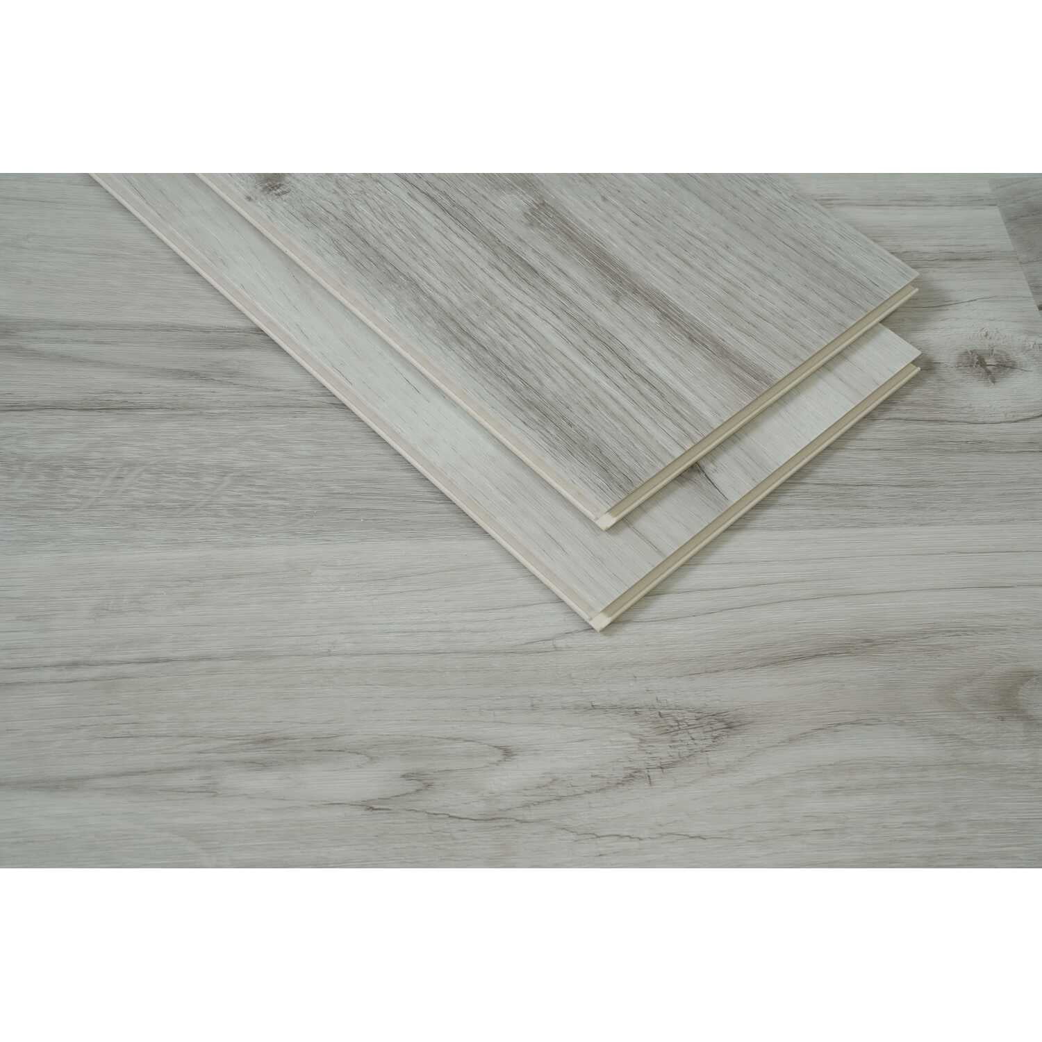 Elegant Kitchen & Bath LVFGRY02-7-7-V2 7 x 48 x 7 mm 20 Mil Luxury Vinyl Flooring, Weathered Grey