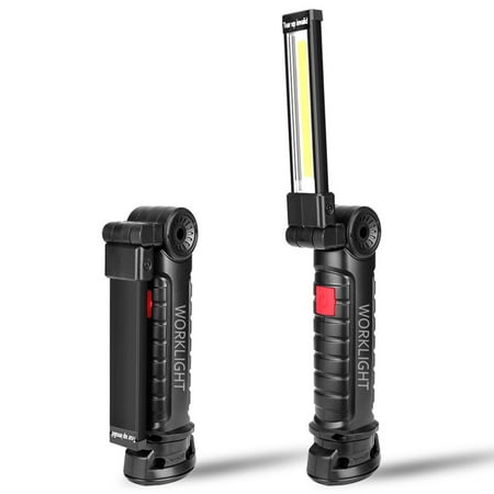 

COB+LED Torch Flexible Inspection Lamp Cordless Worklight Flashlight La