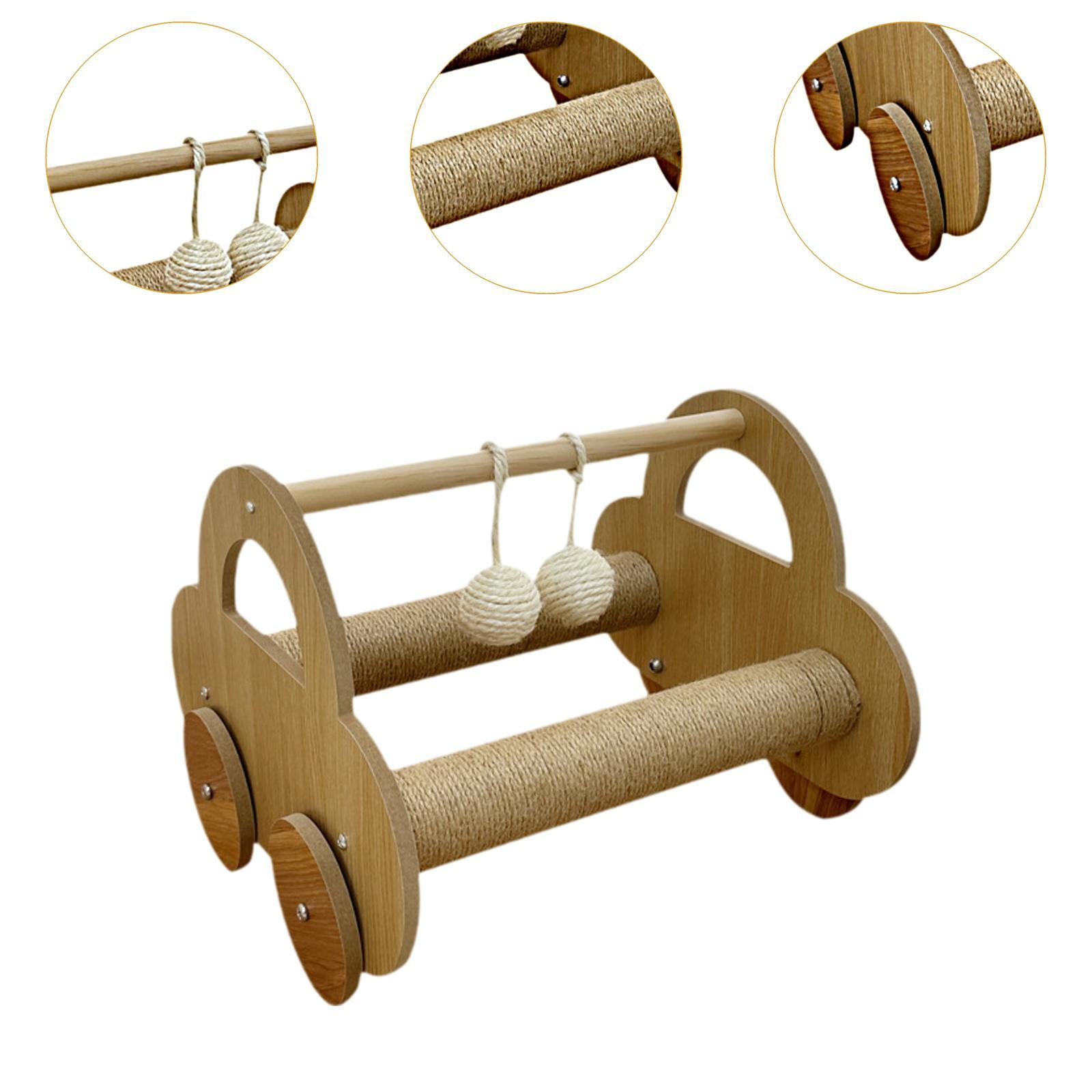TOOYFUL Cat Scratcher Toy Pet Interactive Toy Sturdy Multifunctional with Sisal Ball Cat for Resting Playing Exercise