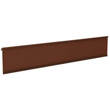 Lozier Store Fixtures Lozier Store Fixtures UMSH408SPC AA8 48 x 8 inch Lozier Upright Mount Bronze Metal Sign Holder ()