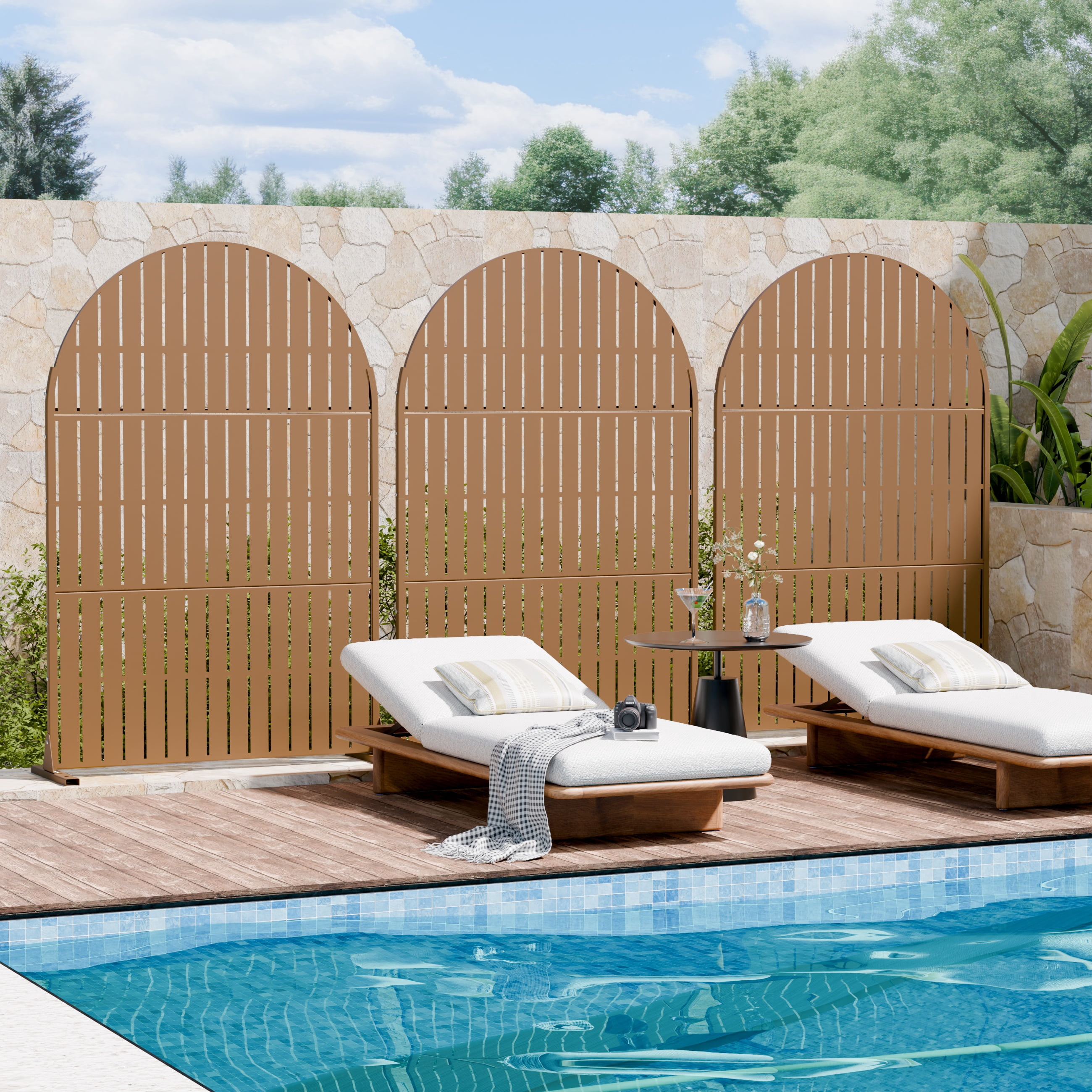 Privacy Metal Screen Fence Panel
