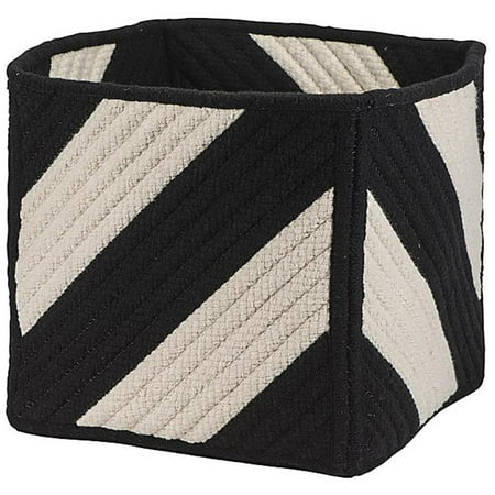 

13 x 13 in. Geo-Band Basket Black