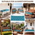 thumbnail image 6 of YEERSWAG 59" x 20" Lake Blue Bench Outdoor Seating Cushion Anti-Fading, 6 of 7