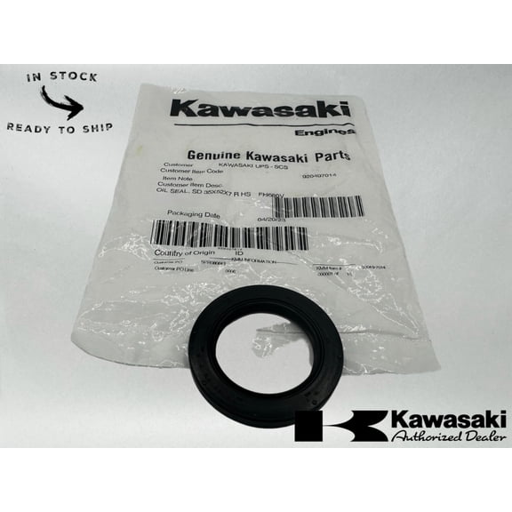 Kawasaki Genuine OEM Oil Seal SD 35x52x7 R 92049-7014