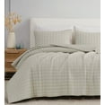 thumbnail image 5 of Brooklyn Loom 100% Flax Linen Natural 3-Piece King Quilt Set, Solid Casual themed, Adult Bedding, OEKO-TEX Certified, 5 of 9