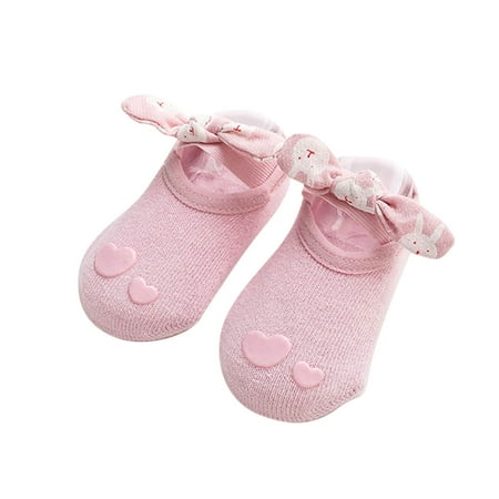 

Zlekejiko Cute Children Toddler Autumn And Winter Boys And Girls Socks Shoes Flat Bottoms Non Slip Warm Comfortable Solid Color Simple Style