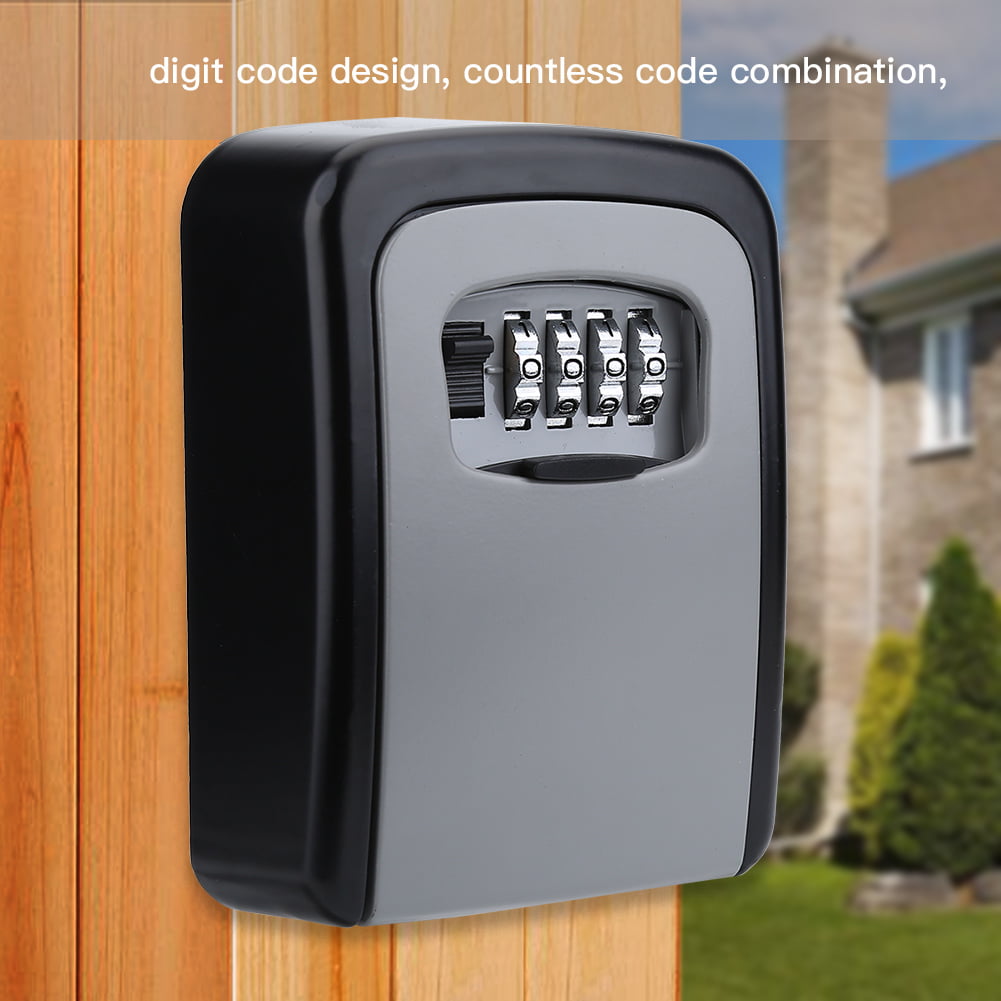 Details about   Key Safe Lock Box Outdoor Storage Box with Code Combination Password Security 
