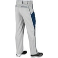 thumbnail image 2 of Champro Adult Triple Crown Baseball Pant Grey Navy Large, 2 of 8