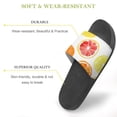 thumbnail image 3 of GZHJMY Stylish Slides for Women Men, Lemon Orange Fruits Soft Flexible Slip-on Sandals Slippers, 3 of 7