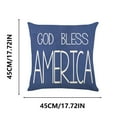 thumbnail image 3 of Independence Day Pillowcase Linen Pillowcase Bedroom Headboard Sofa Pillowcase Cover Holiday Party Decoration, 3 of 5