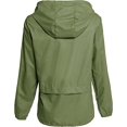 thumbnail image 2 of HAHDAXIA Women Raincoat Lightweight Waterproof Rain Jacket Packable Cycling Jacket Windbreaker for Outdoor, 2 of 7