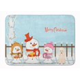 thumbnail image 1 of Carolines Treasures BB2401RUG Merry Christmas Carolers Poodle White Machine Washable Memory Foam Mat, 1 of 4