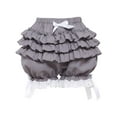 thumbnail image 4 of Michellecmm  Women's Fashion Shorts Fashion Lace Trim Layered Ruffle Short Pants, 4 of 7