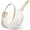11in White w/Lid, variant on GiPP Nonstick Deep Frying Pan 9.5 Inch Saute Pan with Lid,Easy to Clean,Compatible with All Stovetops,with Heat-Resistant Handle