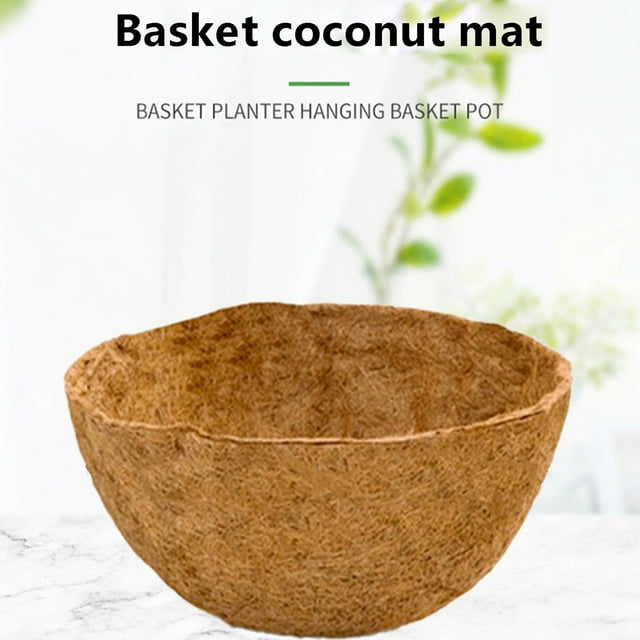 Fortune Hanging Coconut Fiber Flower Pot Round/Manger Shape Succulent Planter