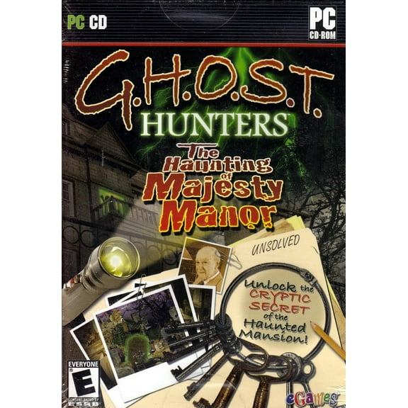 G.H.O.S.T Hunters: The Haunting of Majesty Manor PC CDRom Ghost Hunters