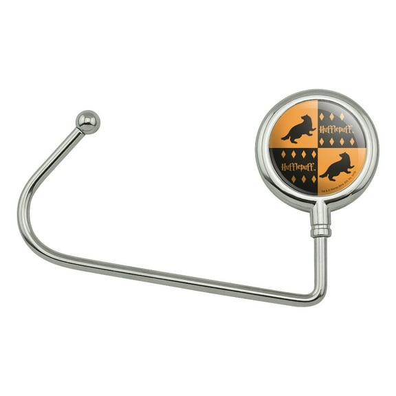Harry Potter Hufflepuff Pattern Purse Bag Hanger Holder Hook
