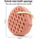 thumbnail image 2 of Esponja de baño de 2 uds, depurador corporal de esponja vegetal Fason LRWJ610, 2 of 7