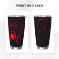 thumbnail image 3 of Goofa Red Spider for 20 oz Skinny Tumbler Stainless Steel Coffee Mug Slim Vacuum Insulated Travel Cup Car Cup-Without Straw, 3 of 8