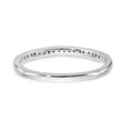 thumbnail image 5 of 14K White Gold Ring Band Wedding Diamond Round , Size 9, 5 of 7