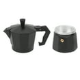 thumbnail image 1 of Moka Pot, Hand Brewed Stovetop Moka Pot Aluminum Alloy  for Travel Black 300ml, 1 of 7