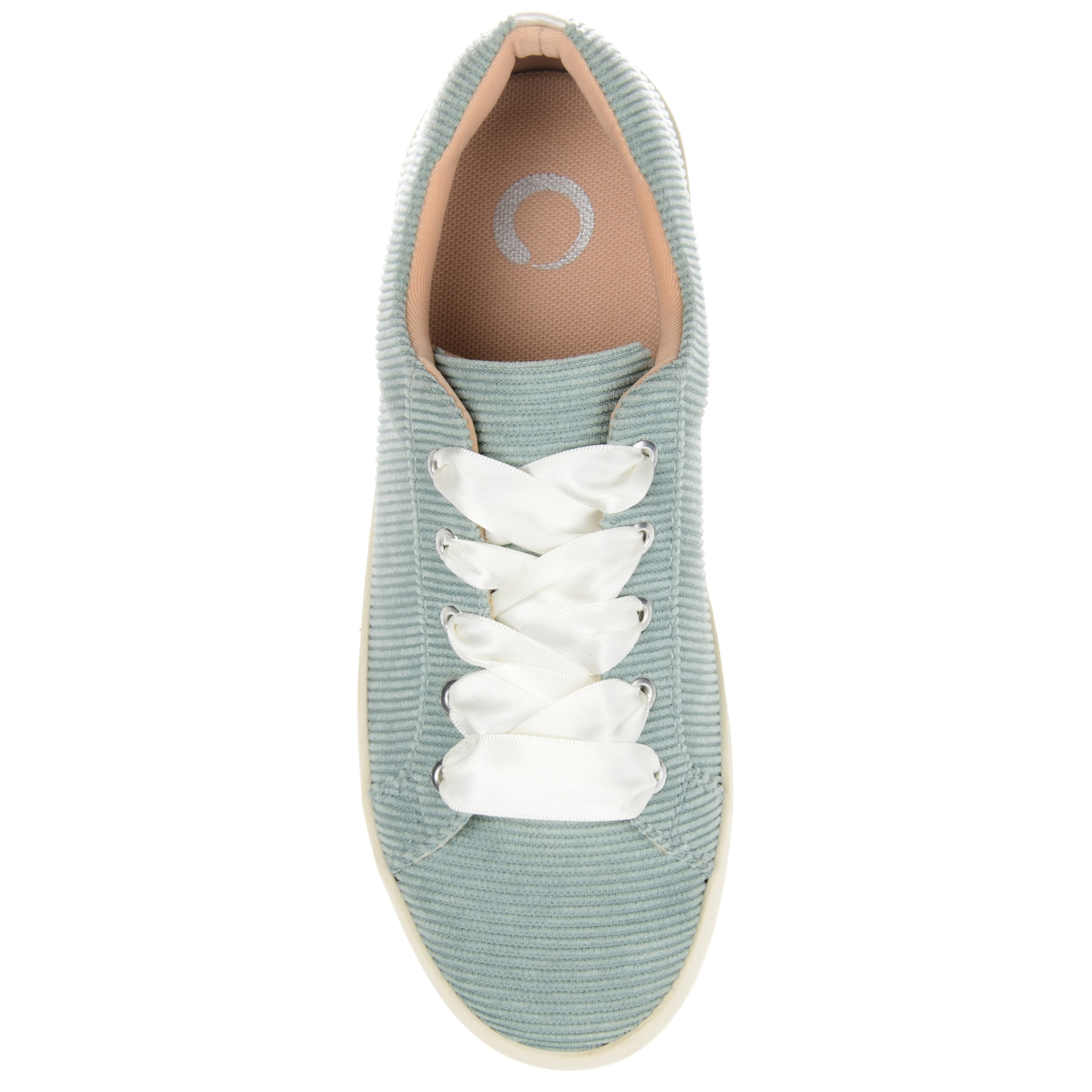 Journee Womens Kinsley Round Toe Lace Up Sneakers