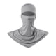 thumbnail image 1 of Baraklava Máscara protectora de cuello de verano (gris), casco de motocicleta transpirable, forro para casco para ciclismo al aire libre, senderismo, protección solar y protección UV para casco multif, 1 of 5