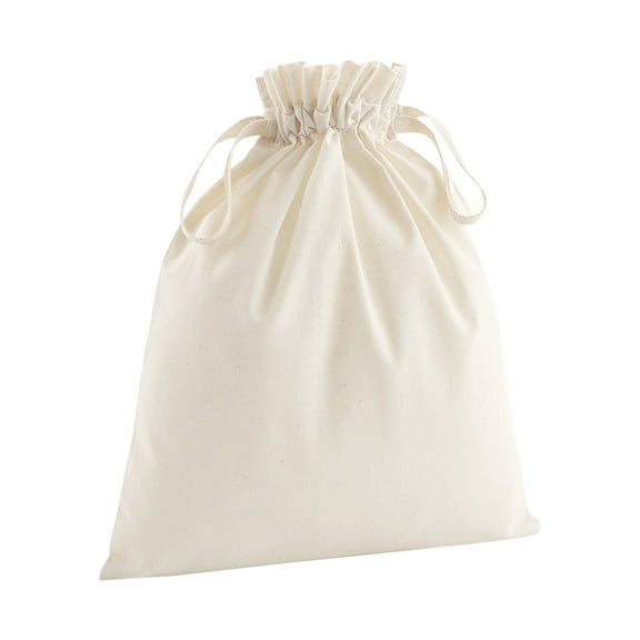Westford Mill Soft Cotton Drawcord Bag